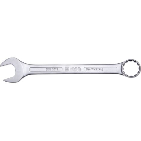 WGB Ringmaulschlüssel 14mm gekröpft, Maulringschlüssel geprüft nach DIN3113A, Chrom-Vanadium Stahl