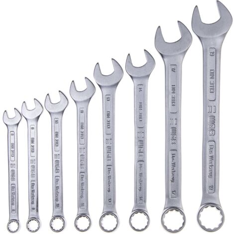 WGB Ringmaulschlüssel-Satz DIN3113A 8-19 mm 8-teilig