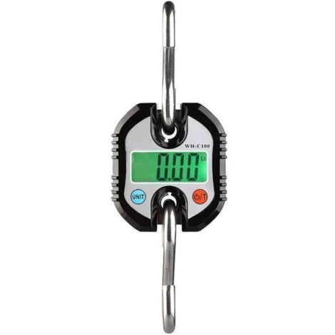 WH-C100 150 kg x 50g Numérique Hanging Échelle En Acier Inoxydable Crochet Électronique Grue Échelle Bagage Balance Outil de Pesage