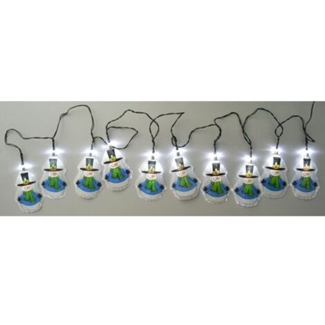 WH Solar LED Lichterkette diverse Design - Schneemann