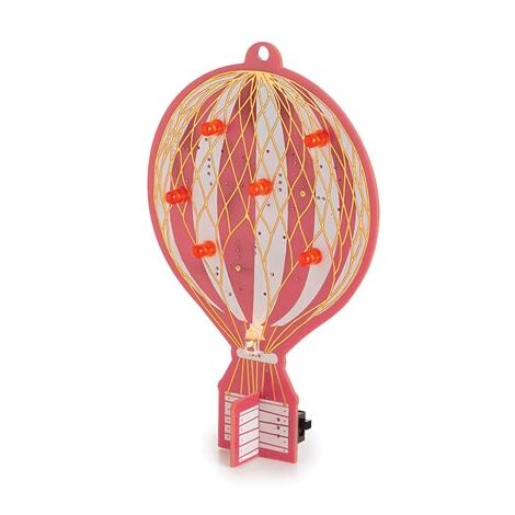 Whadda Kit de soldadura educativa, globo aerostático, diseño retro