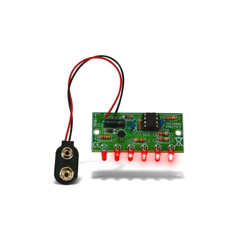 Image of Velleman - Lötbausatz, Lauflicht mit 6 LEDs