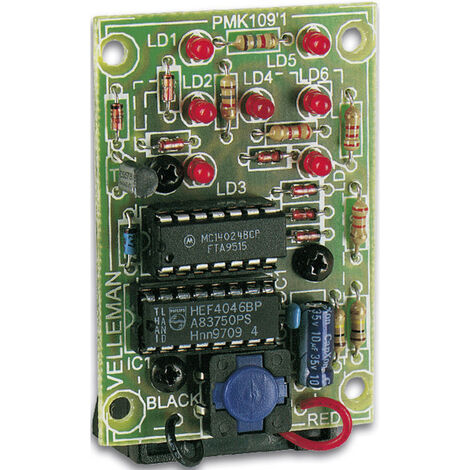 Whadda WSG113  Blinklicht Bausatz Ausführung (Bausatz/Baustein): Bausatz 9 V/DC