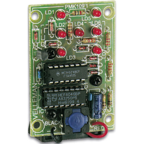 Whadda WSG113  Blinklicht Bausatz Ausführung (Bausatz/Baustein): Bausatz 9 V/DC