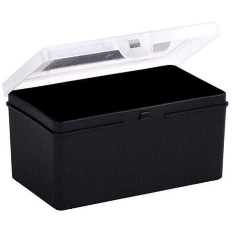Wham Organiser Box 1.02 14.5cm Deep Recycled Black/Clear