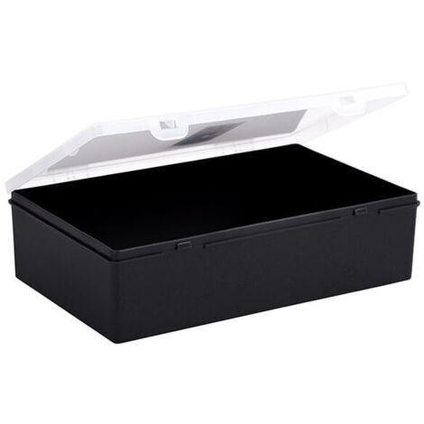 Wham Organiser Box 3.02 29cm Deep Recycled Black/Clear