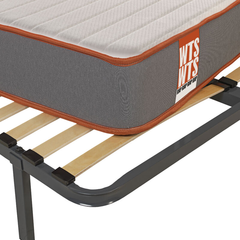 

What The Sleep!zzzz - What The Sleep I Pack colchón sostenible HR con visco y somier reforzado 16 láminas madera I Entrega, montaje dentro del