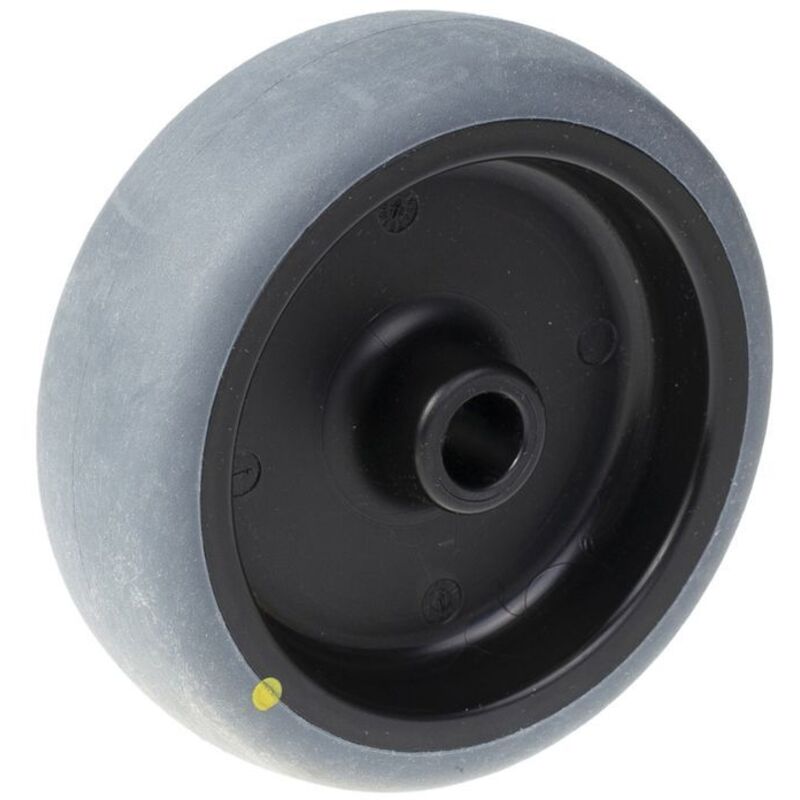 Wheel - BLICKLE - 75 mm - TPR rubber - Hardness 85° shore A - Conducts electricity