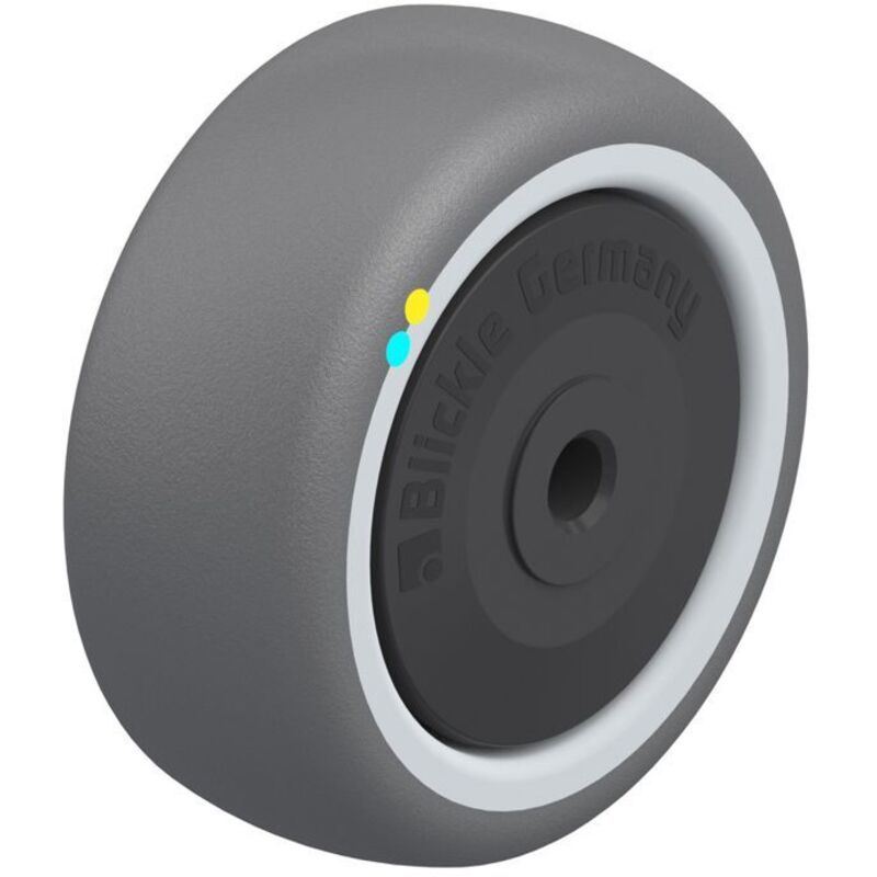 Wheel - BLICKLE - 80 mm - Polyurethane TPU - Hardness 94° shore A - High chemical resistance