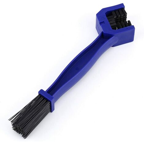 Wheel Cleaning Brush Kit,Motorcycle Bike Chain Cleaner Cleaning Brush Cycle Brake Dirt Remover Tool Blue