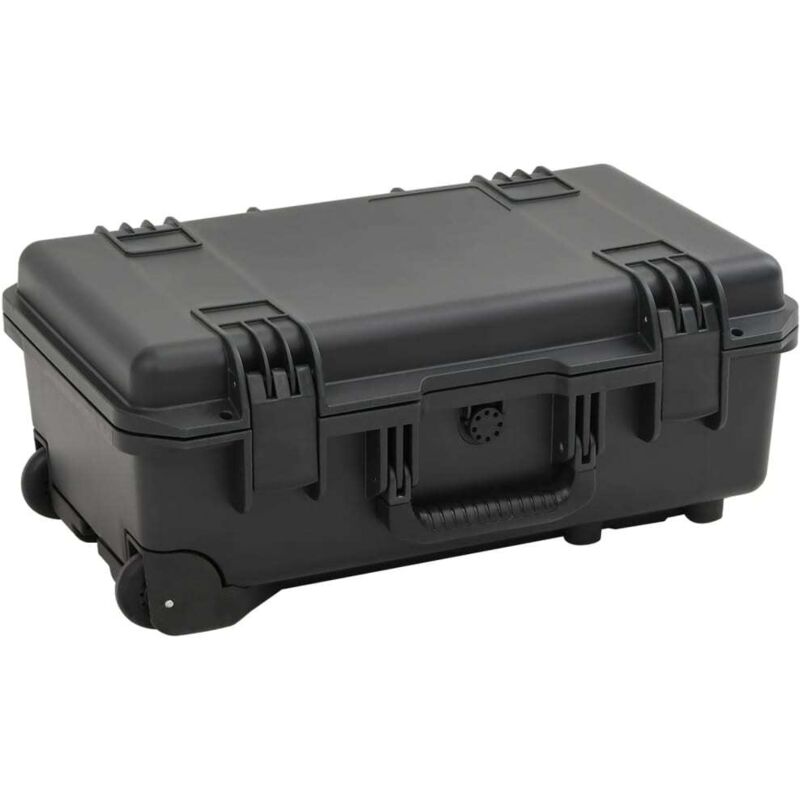 Portable Flight Case Black 55x35x22.5 cm pp Vidaxl