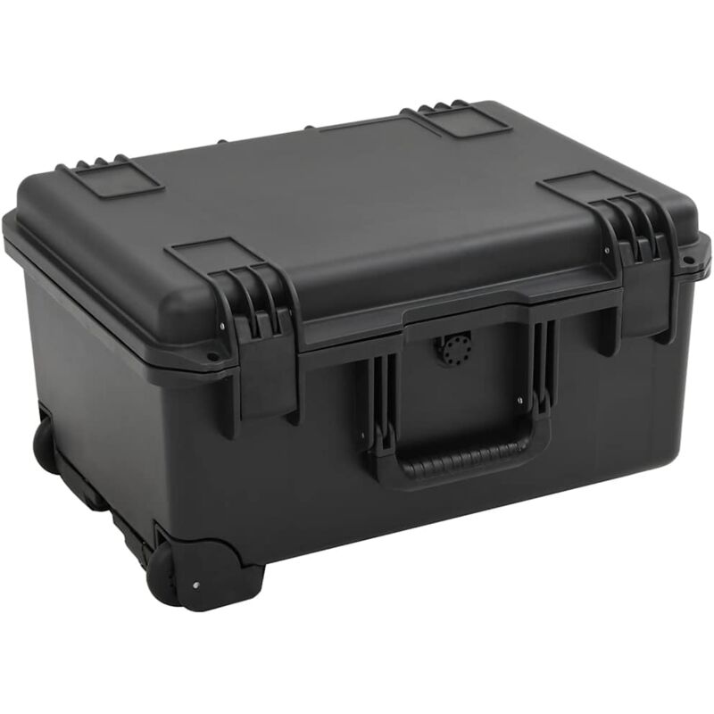 Portable Flight Case Black 54x41.5x29 cm PP vidaXL