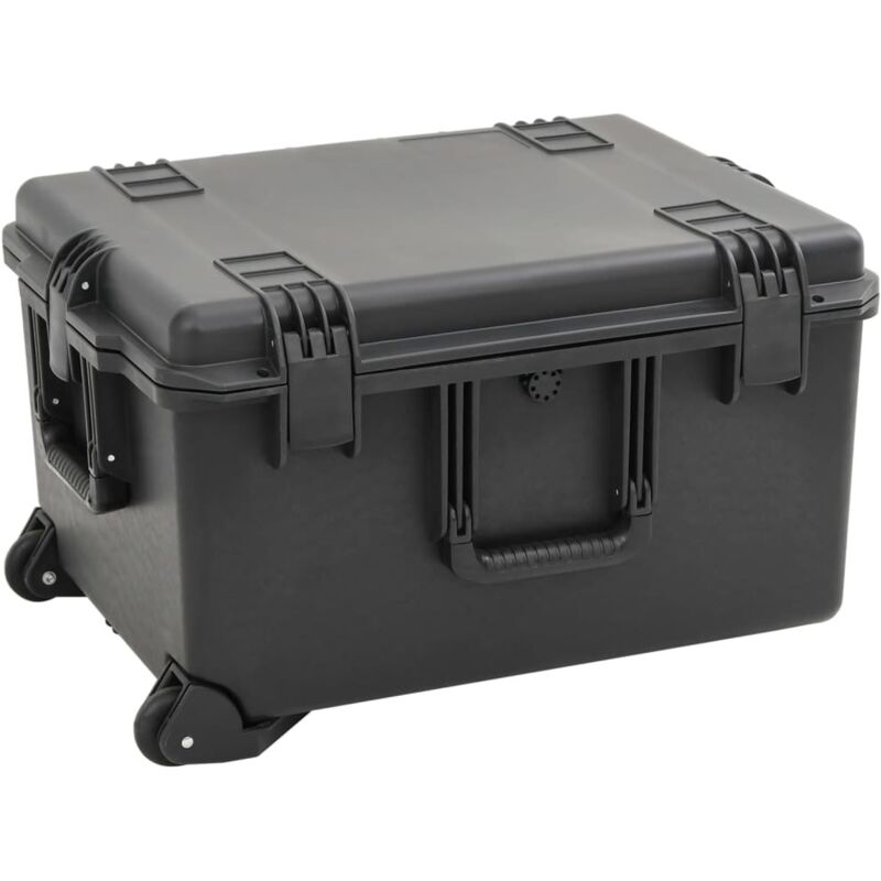 Portable Flight Case Black 62.5x49.5x37 cm pp Vidaxl
