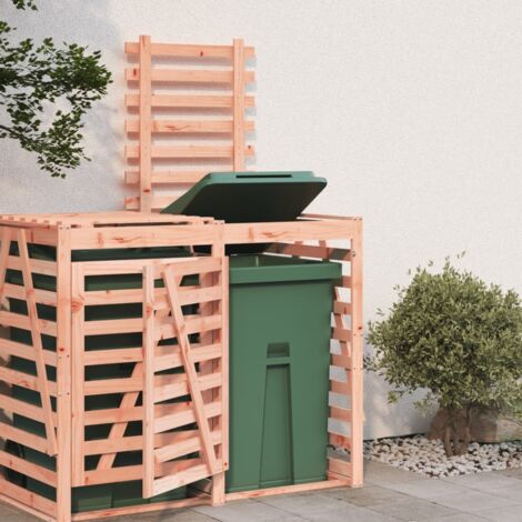 Wheelie Bin Storage Extension Solid Wood Douglas vidaXL