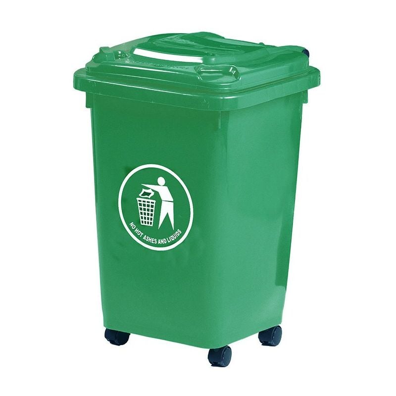 LWB50Y Green Wheelie Bin - 50 Litre - GPC