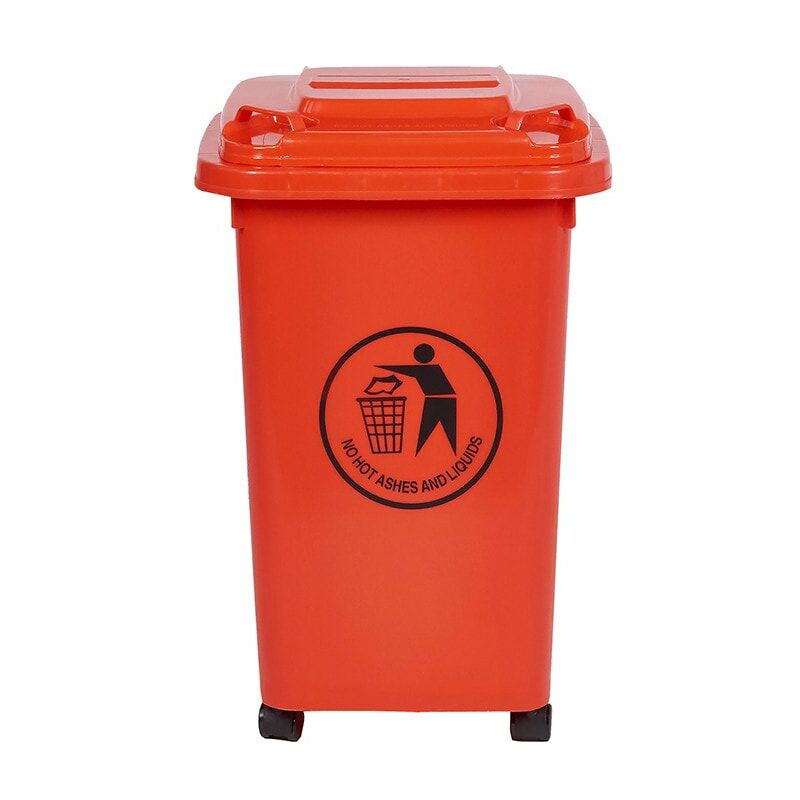 LWB30Y Orange Wheelie Bin - 30 Litre - GPC