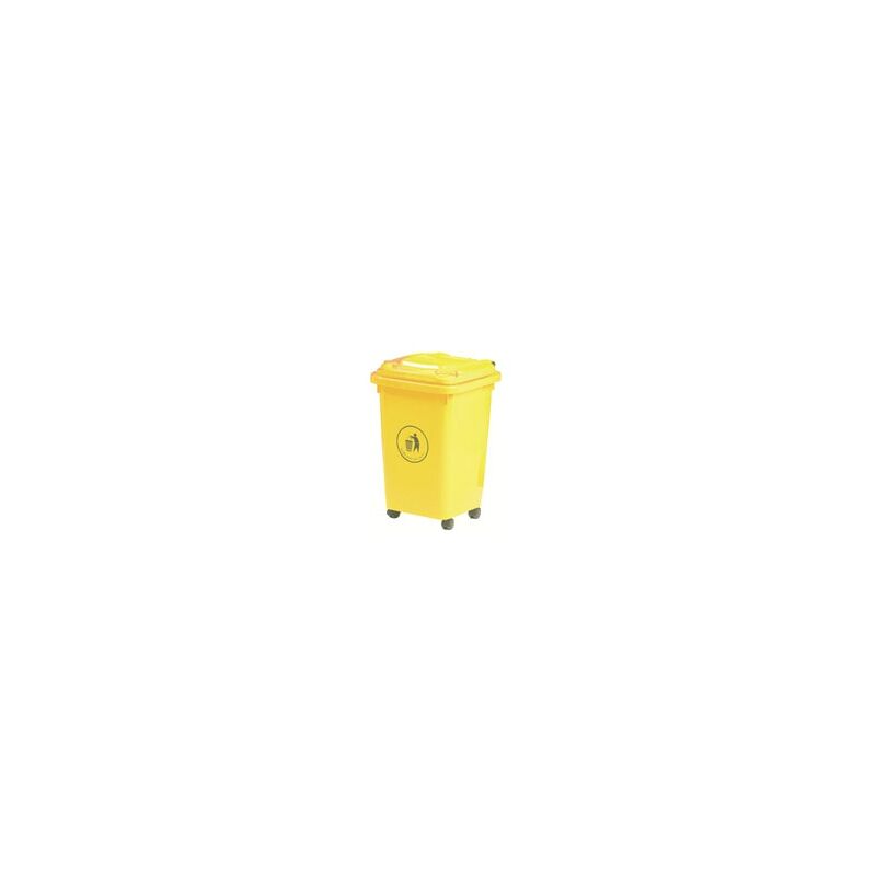 LWB50Y Yellow Wheelie Bin - 50 Litre - GPC