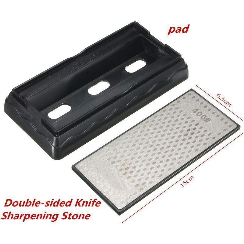 Whetstone double-sided diamond sharpening plate, 400/1000 grit knife sharpening stone, 150-63mm honeycomb outer surface kitchen grinding tool,
