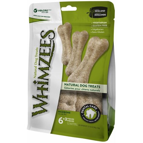 Whimzees Rice Bone 9pk PK6 - 722550
