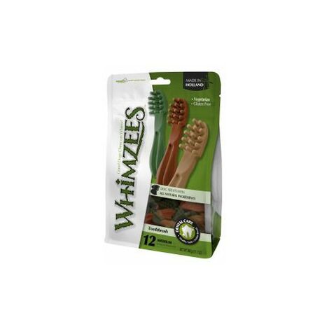 Whimzees Toothbrush Medium 110mm (12Pk) PK6 - 722519
