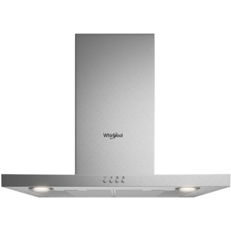Whirlpool AKR 558/3 IX - Cappa Aspirante a Parete, 428 m³/h, 60 cm, Inox, D 