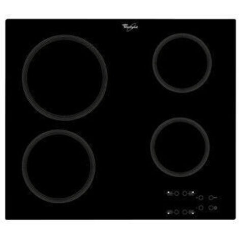Whirlpool AKT 801 NE placa vitrocerámica negra 58 cm