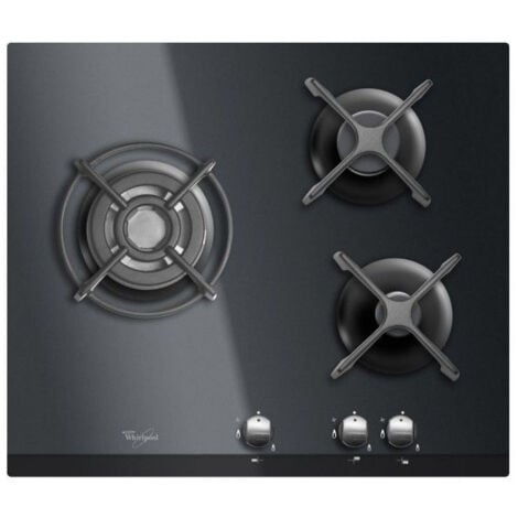 Plaque de cuisson gaz portable 3 feux 3000W + Tuyau gaz vissable Bruleurs  inox Couvercle amovible INTEC