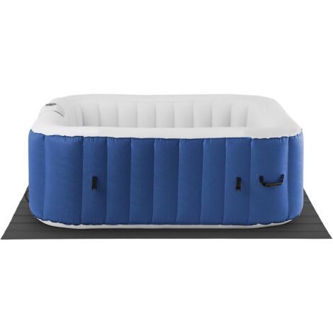 Whirlpool aufblasbar - 900 l - 6 Personen - 130 Düsen - dunkelblau/weiß marketingmetakeyword2 marketingmetakeyword3 - Dunkelblau, Weiß