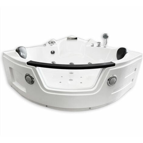 WHIRLPOOL BADEWANNE FARBTHERAPIE Modell MIAMI 135 X 135 cm