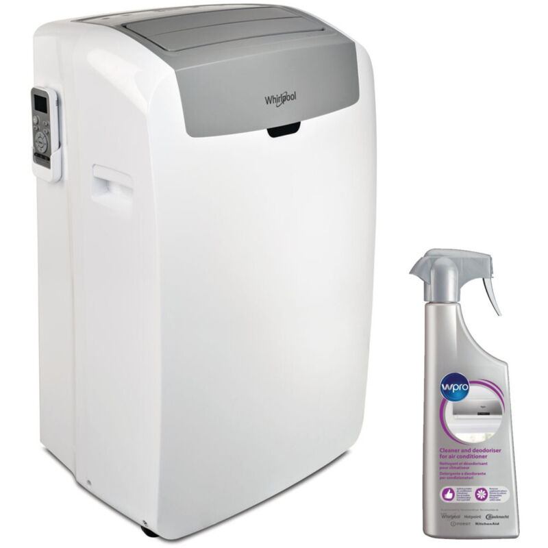Whirlpool - Climatiseur mobile monobloc 3 vitesses Déshumidification pour surface 35m2