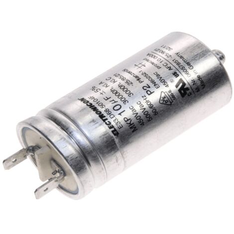 Whirlpool – Condensateur 10µF pour lave-vaisselle adaptable Miele – Compatible avec modèles B850, G527 – Remplacement certifié d'origine