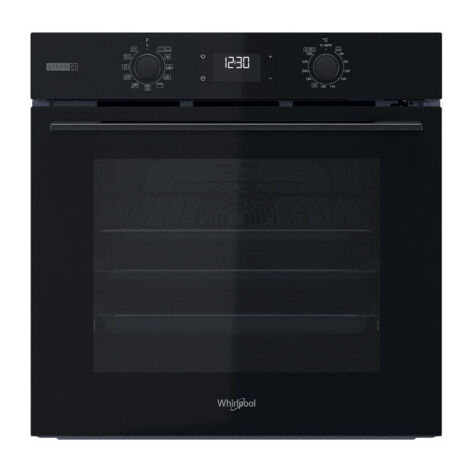 Whirlpool – Four traditionnel encastrable 71L – Chaleur tournante pulsée – Nettoyage pyrolyse – 10 fonctions dont cuisson vapeur