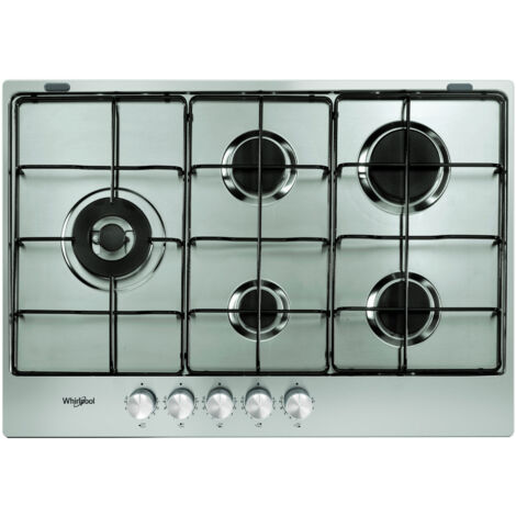 Whirlpool KGML 751 IX. Colore del prodotto: Acciaio inox, Posizionamento dell'apparecchio: Da incasso, Dimensione della larghezza del piano cottura: 75 cm. Tipo di controllo: Manopola, ... - KGML751IX