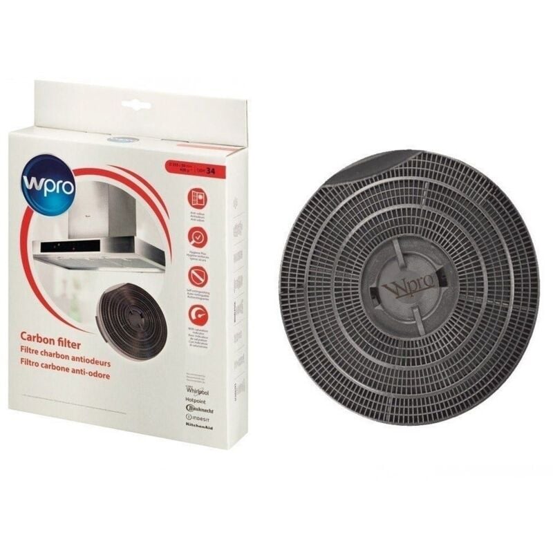 Whirlpool - Filtre à charbon d'origine Type 34 / CHF34