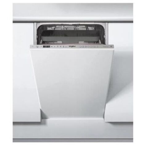 Whirlpool Lavastoviglie da incasso - WSIO 3T223 PCE X. Posizionamento dell'apparecchio: A scomparsa totale, Dimensione: Compatta (45 cm), Colore pannello di controllo: Acciaio inox.... - WSIO3T223PCEX