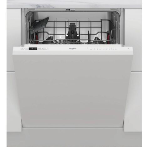 Whirlpool – Lave-vaisselle tout intégrable 14 couverts – Classe E – Niveau sonore 46 dB – Moteur Inverter – 9 programmes de lavage - W2IHKD526A