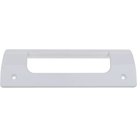 Whirlpool - maniglia bianca semicircolare + pezzo blu - 481246268851 - 8058331740128