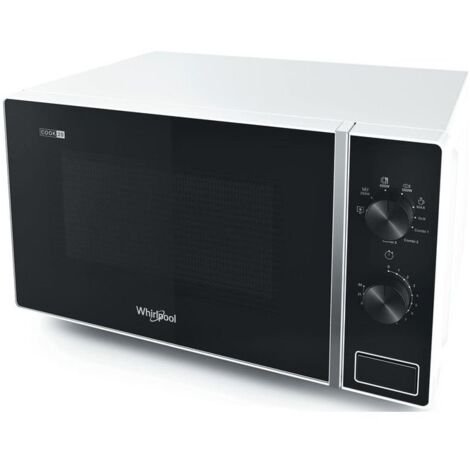 Whirlpool MWP 103 W Forno a Microonde con Grill Capacita' 25 Litri Potenza 700W Manopola Griglia al quarzo Bianco