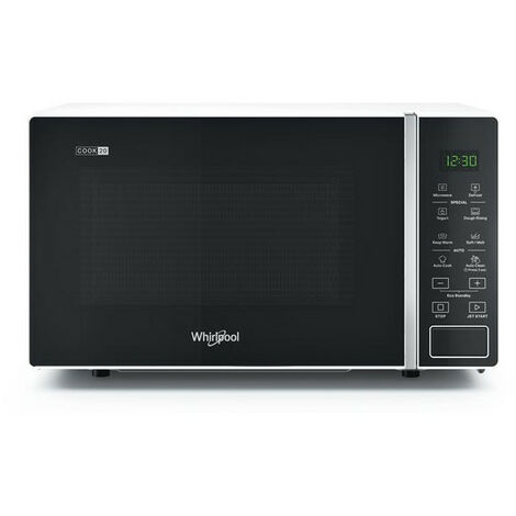 Whirlpool – Micro-ondes solo 20L 700W avec fonction Auto Cook – Réchauffement rapide – Nettoyage Auto Clean – MWP201W