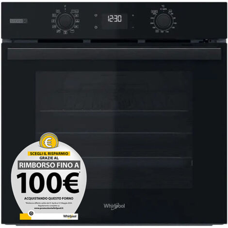 WHIRLPOOL Forno Elettrico da incasso Colore Nero, Classe Energetica A+ -  OMSR58RU1SB