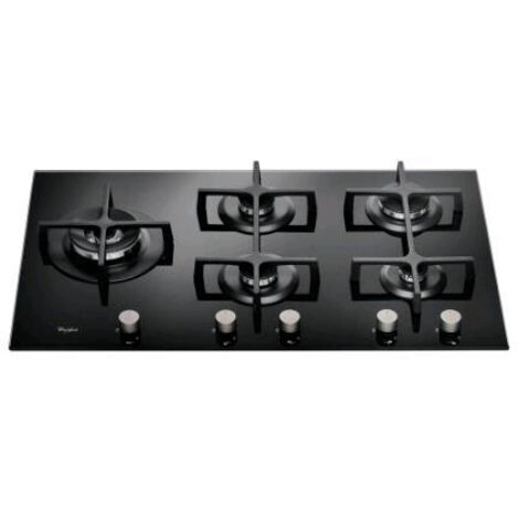 Whirlpool Piano Cottura GOA9523 / NB a Gas 5 Fuochi Gas Colore Nero Serie Ambient