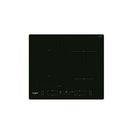 Whirlpool – Plaque induction 4 foyers 7200W – Zone modulable FlexiCook – Encastrable 59,8 cm x 51,8 cm – Commandes tactiles frontales - WLB5860AL