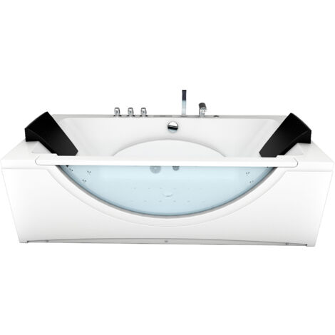 Whirlpool Pool Badewanne Wanne W81H-B 180x90cm passive Schlauch-Reinigung