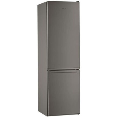 Whirlpool – Réfrigérateur congélateur combiné 372 L – Froid statique – Technologie 6ème Sens Control – 5 clayettes ajustables – Éclairage LED