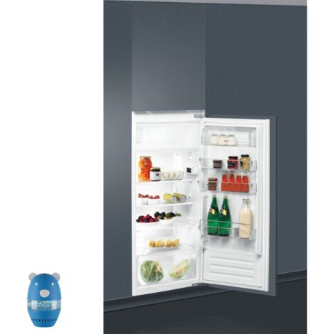 WHIRLPOOL réfrigérateur frigo simple porte intégrable 191L Froid statique Bac à Légume - Blanc