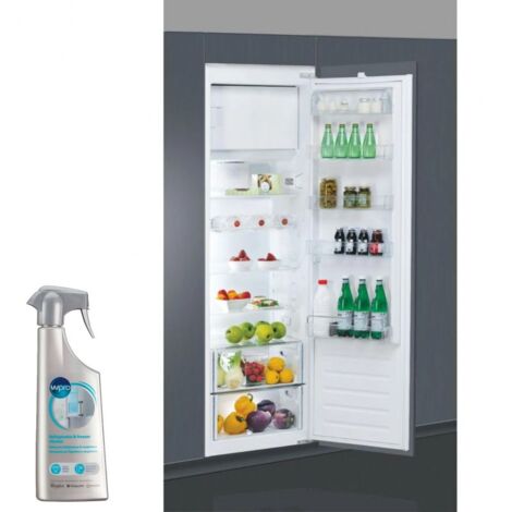 WHIRLPOOL Réfrigérateur frigo simple porte intégrable 292L Froid brassé 6eme sens - Blanc