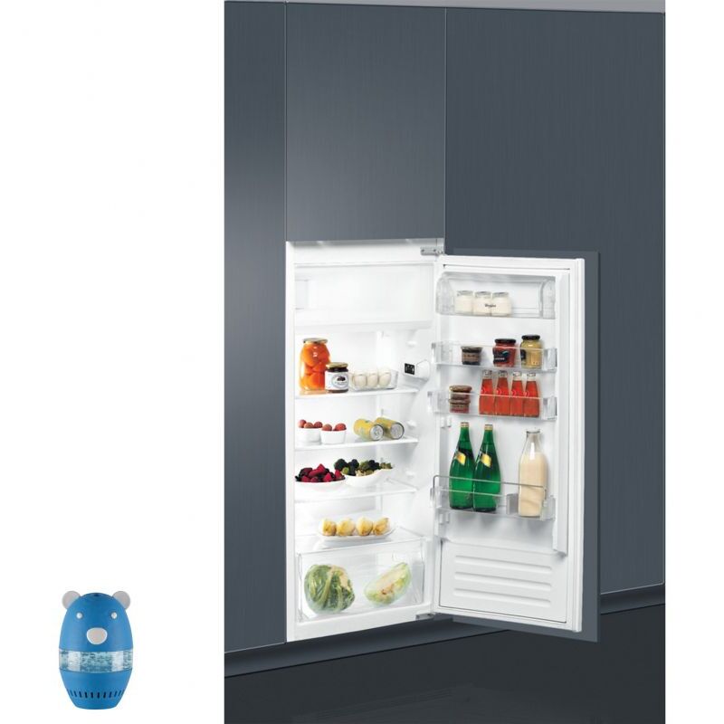 Réfrigérateur frigo simple porte intégrable 191L Froid statique Bac à Légume - Blanc - Whirlpool