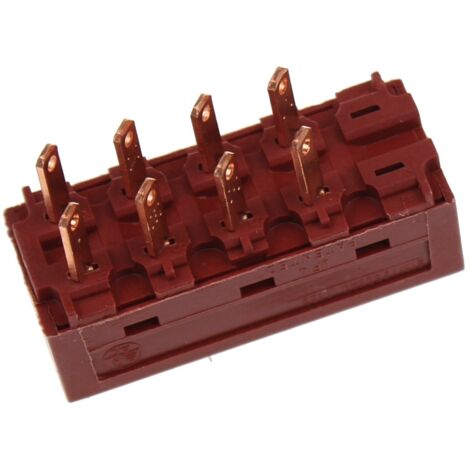 Whirlpool - schalter motor sl4 pos.8p lf41b3000w - c00861141 - 8053190508346
