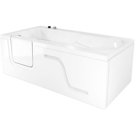 Whirlpool Seniorenwanne mit Tür S17-WP-R 75x150cm