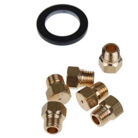 Whirlpool - set di iniettori butano/propano 6mm - 481231038976 - 8015250380378